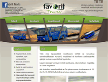 Tablet Screenshot of favorittrans.ro